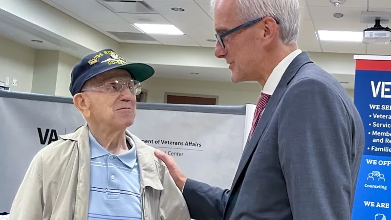 Veteran receiving in-person help filing a benefits claim